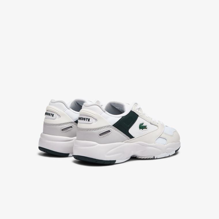 Lacoste Storm 96 Lo Syntetická and Læder Sneakers Bílé | 9Grb1gZd