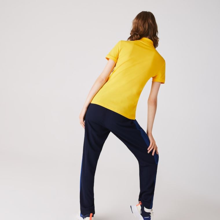 Lacoste Stretch Bavlněné Piqué Polo Shirt Žluté | hzvbaTjp