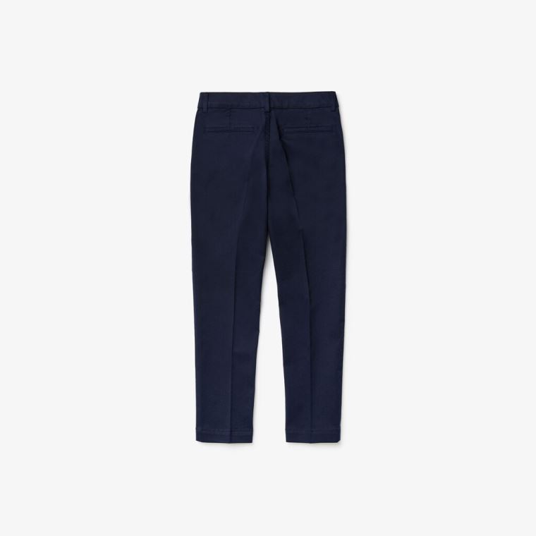 Lacoste Stretch Chinos Tmavě Blankyt Blankyt | t2ggnIaF