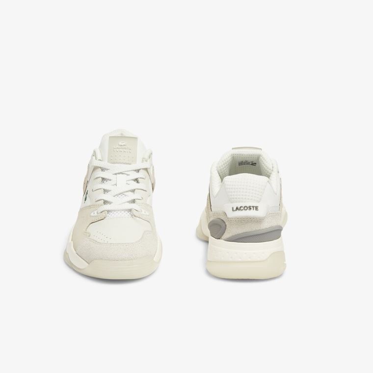 Lacoste T-Point Nubuck Læder Sneakers Béžový | wAWVWKrJ