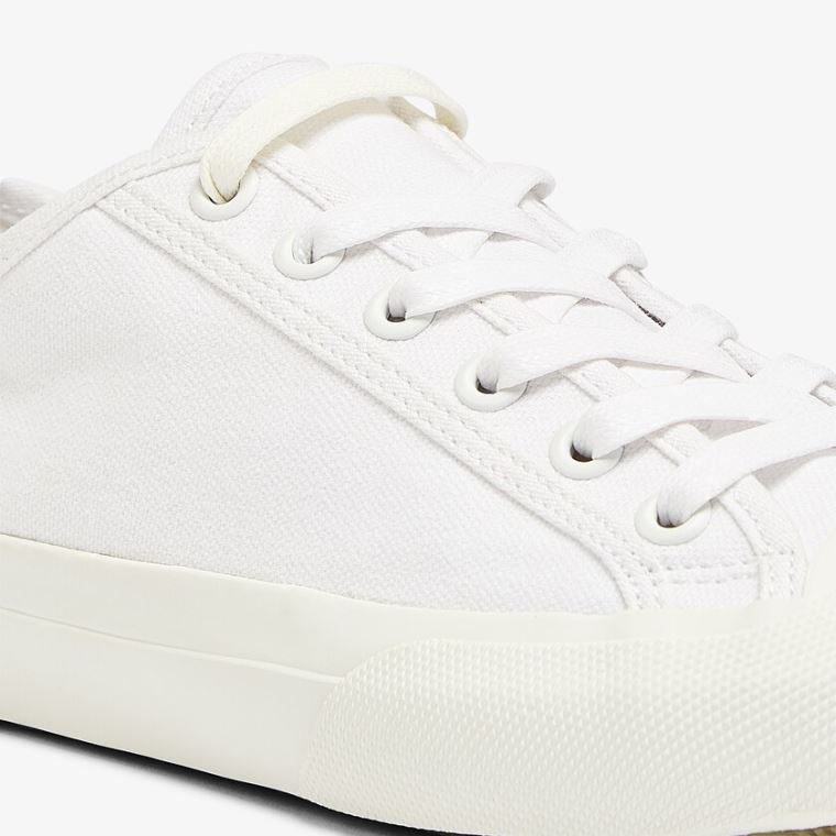 Lacoste Topskill Platene Sneakers Bílé Bílé | Eh0WtDPu