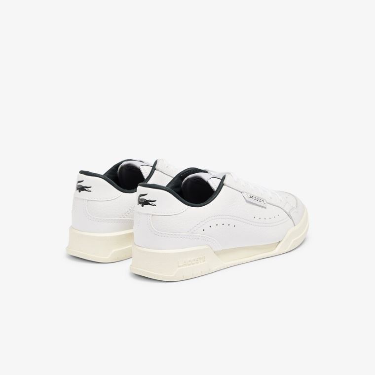 Lacoste Twin Serve Luxe Læder and Syntetická Sneakers Bílé | G1uoiscu