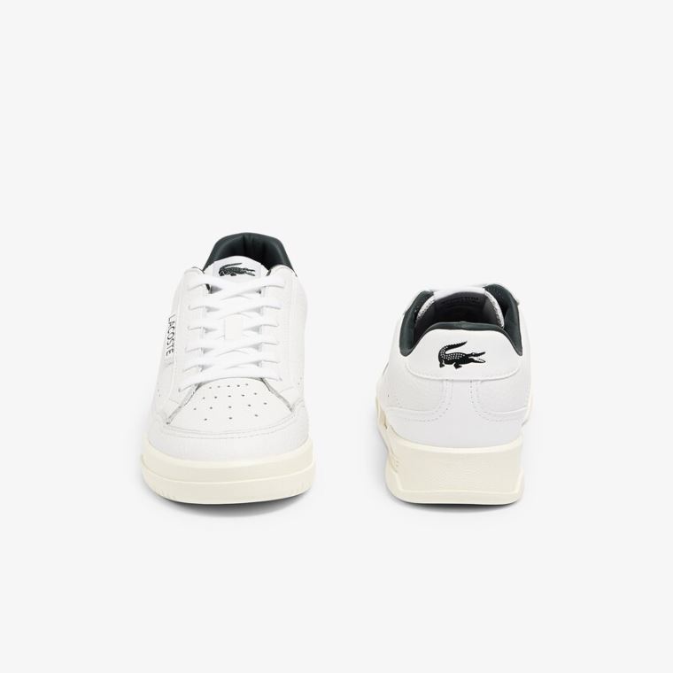 Lacoste Twin Serve Luxe Læder and Syntetická Sneakers Bílé | G1uoiscu