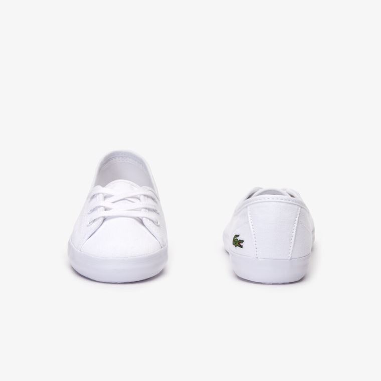 Lacoste Ziane Tlustý Platene Sneakers Bílé | WCHgRvCQ