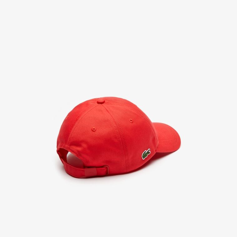 Lacoste x FriendsWithYou Bavlněné Print Cap Červené | rdcmXb3F