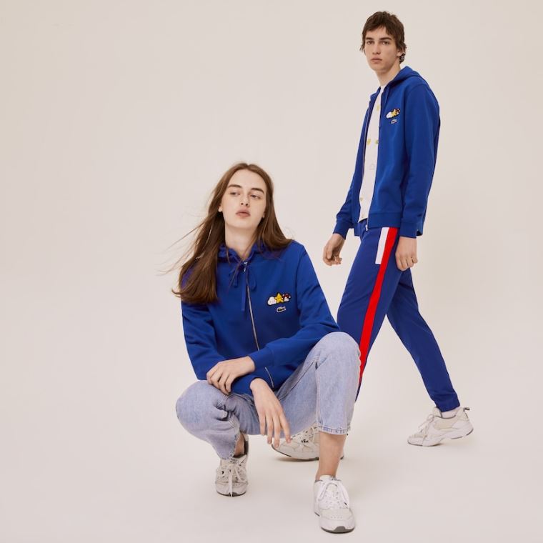 Lacoste x FriendsWithYou Design Zippered Jacket Blankyt | rl4ulIks