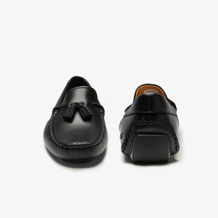 Lacoste Šaty Piloter Tassel Loafer Černé Hnědé | m76MkTww